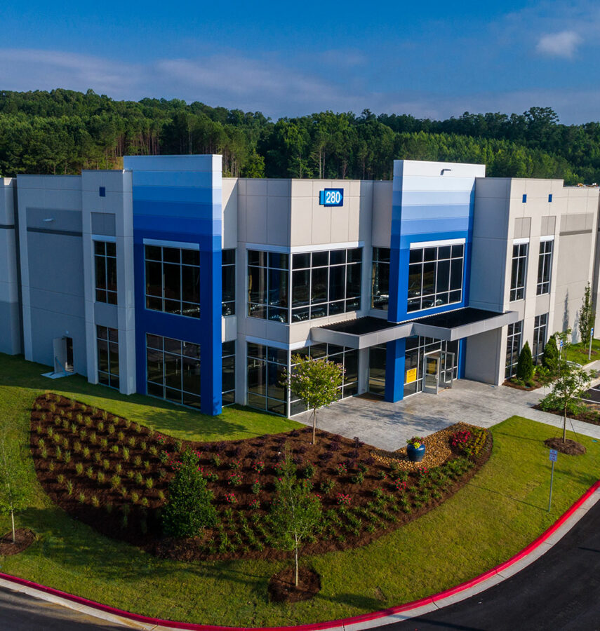 IDI Logistics Speculative Warehouse aerial photo of final building