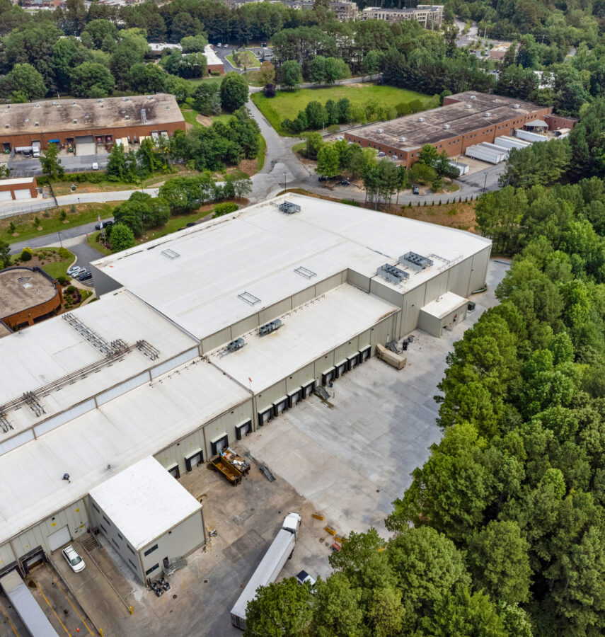 A&D Foods, Duluth, GA aerial drone photo